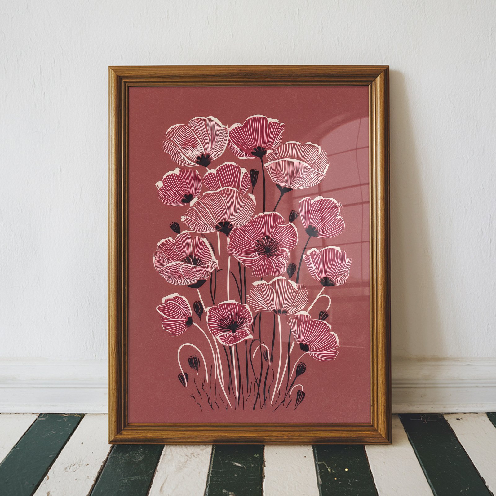Pink Poppy Wall Art - Image 3