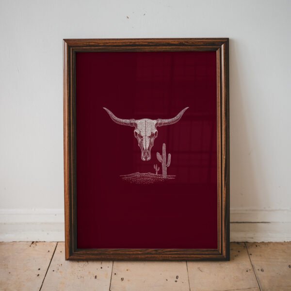 Longhorn Skull Wall Art