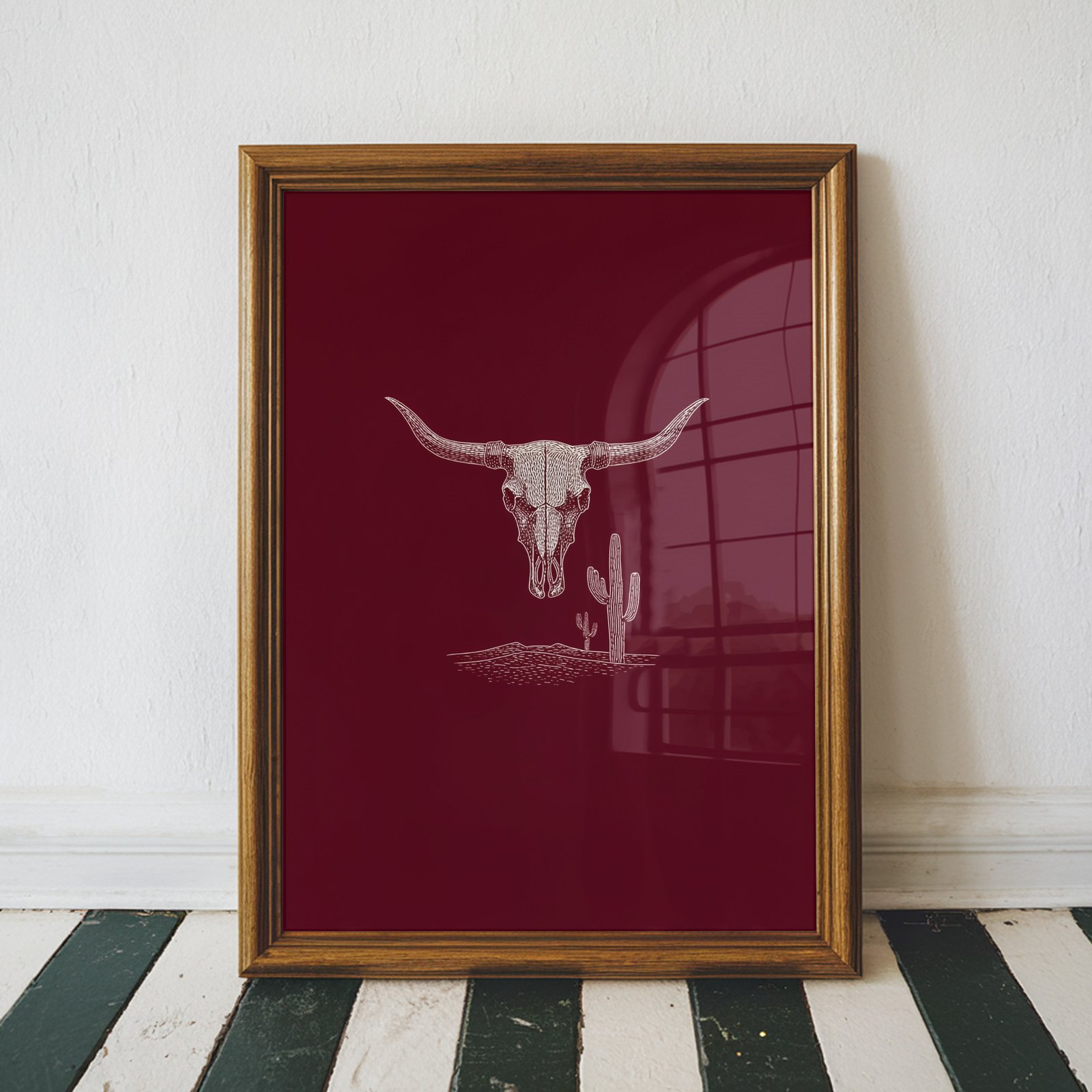 Longhorn Skull Wall Art - Image 3