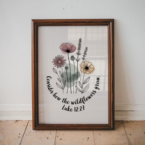 Consider How the Wildflowers Grow Luke 12:27