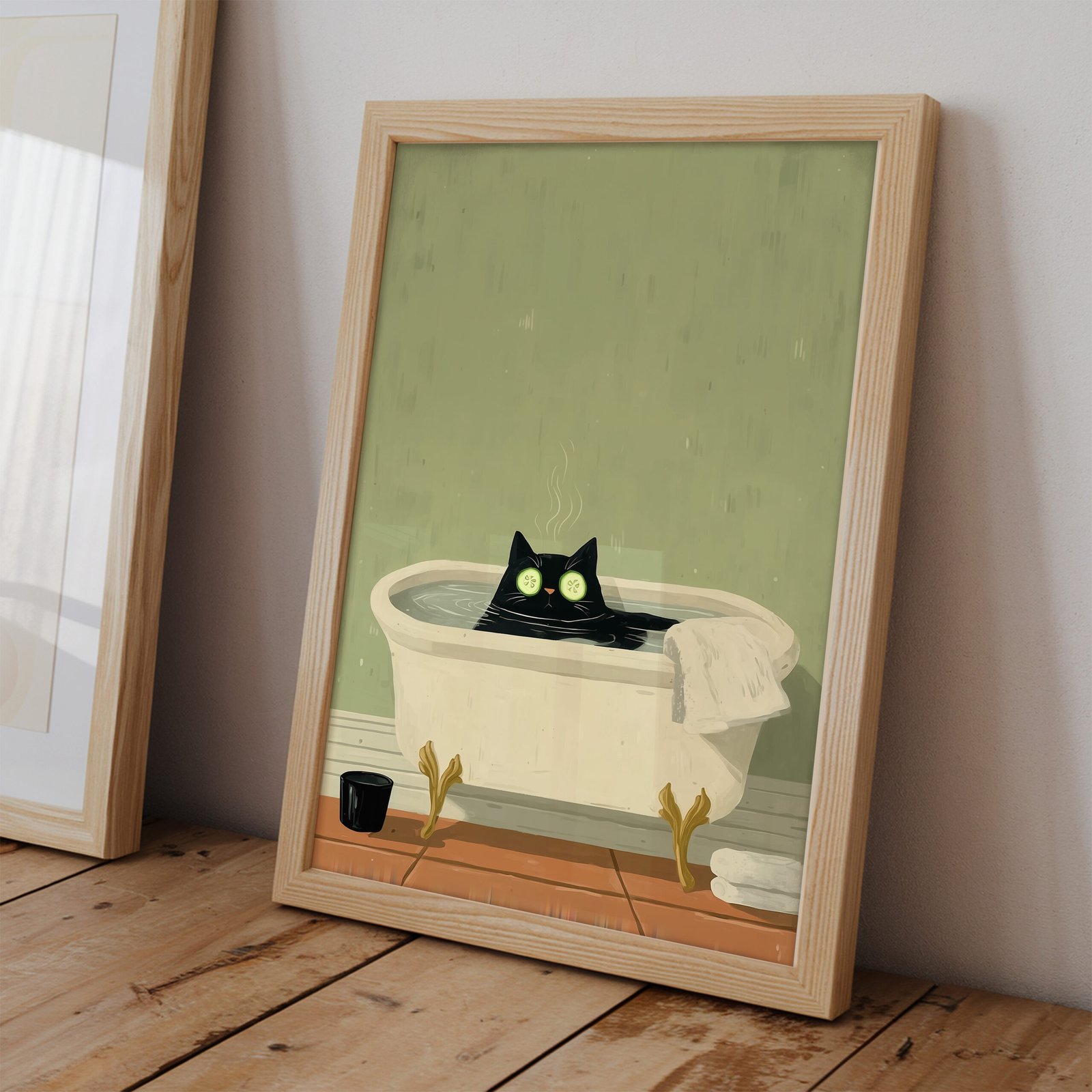 Black Cat In The Bath Tub - Image 2