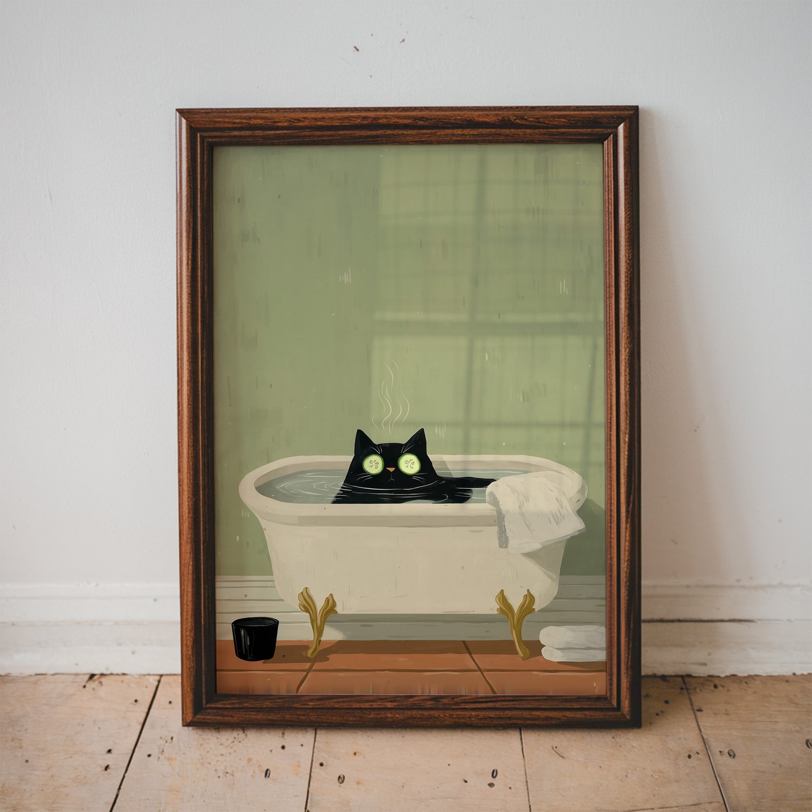 Black Cat In The Bath Tub - Image 3