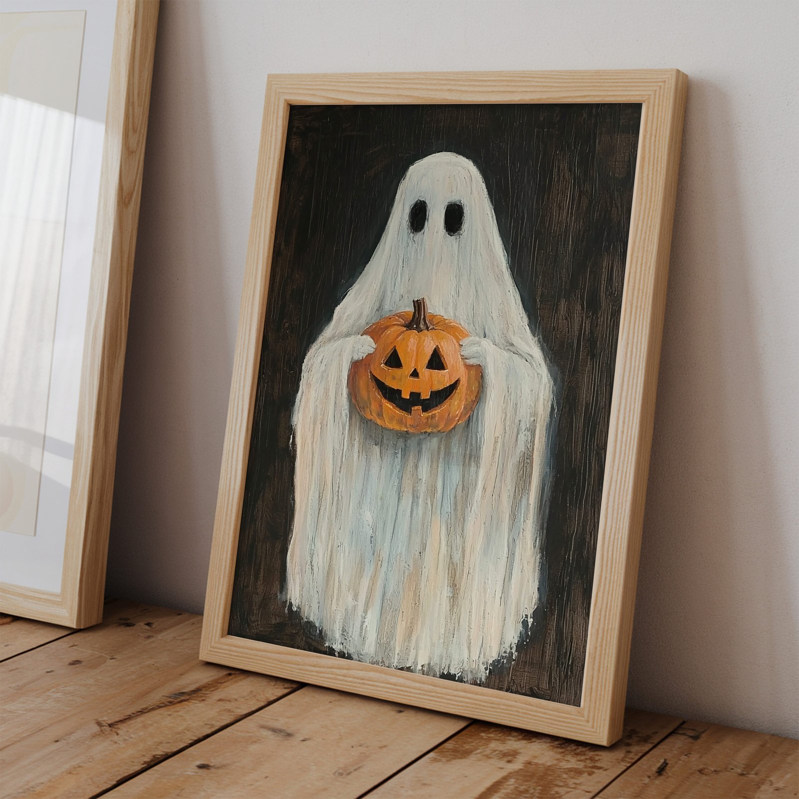 Ghost Holding Jack-O-Lantern - Image 2