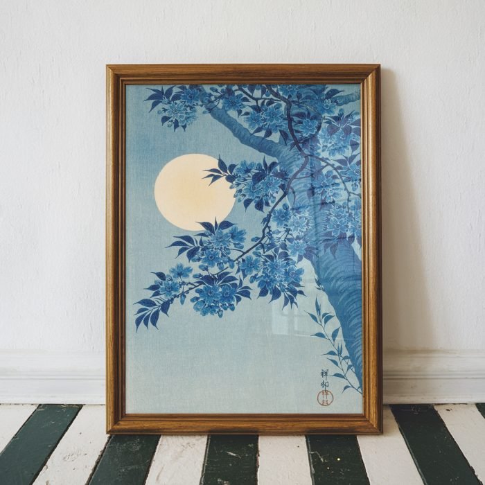 Moonlit Blossoms by Ohara Koson