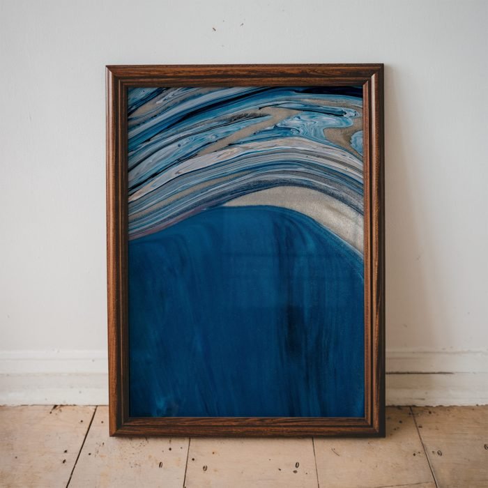 large wall art print brown frame copy