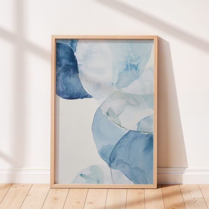 large wall art print light wood frame copy